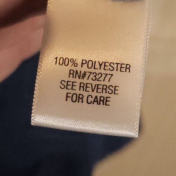 Croft & Barrow Blue Suede Feel Long Sleeve Button Down Lightweight Jacket 1X - Picture 6 of 6